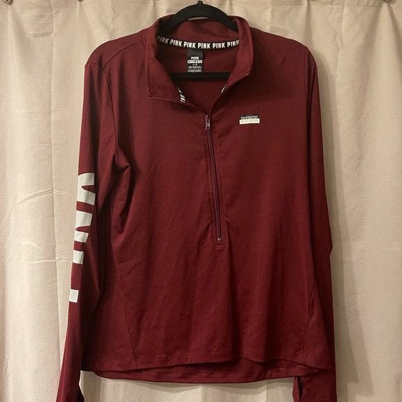PINK 1/2 Zip Long Sleeve - Picture 1 of 5